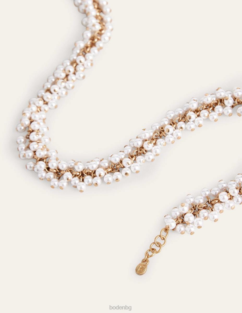 аксесоар Boden огърлица от мъниста перла Жени LL682349
