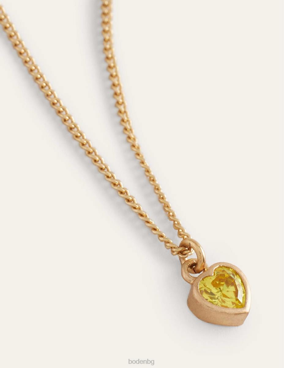 аксесоар Boden огърлици с чар сърце Жени LL68738