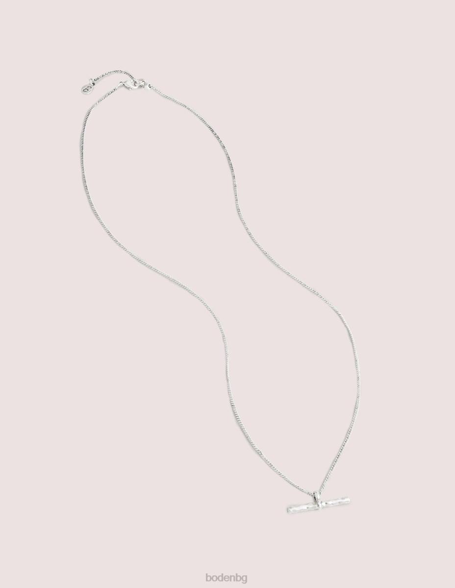 аксесоар Boden t-bar огърлица сребро Жени LL68735