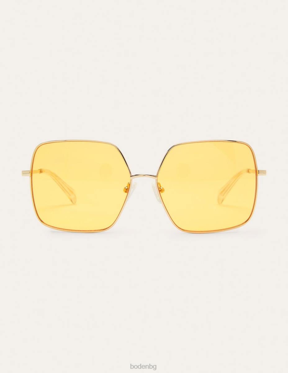 аксесоар Boden слънчеви очила с телена рамка жълто Жени LL682361