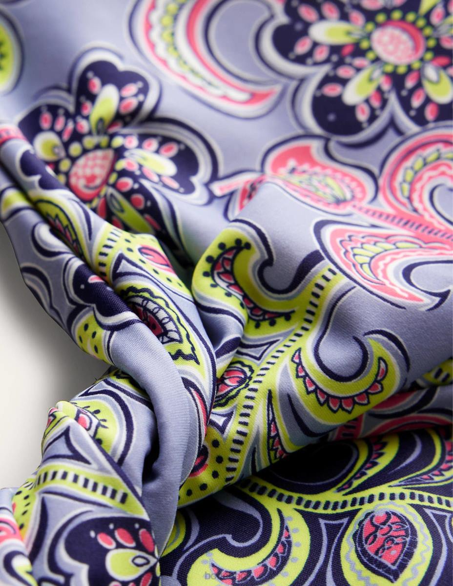 облекло Boden бански с детайли на усукване френски флот и ботаническа таверна Жени LL681044