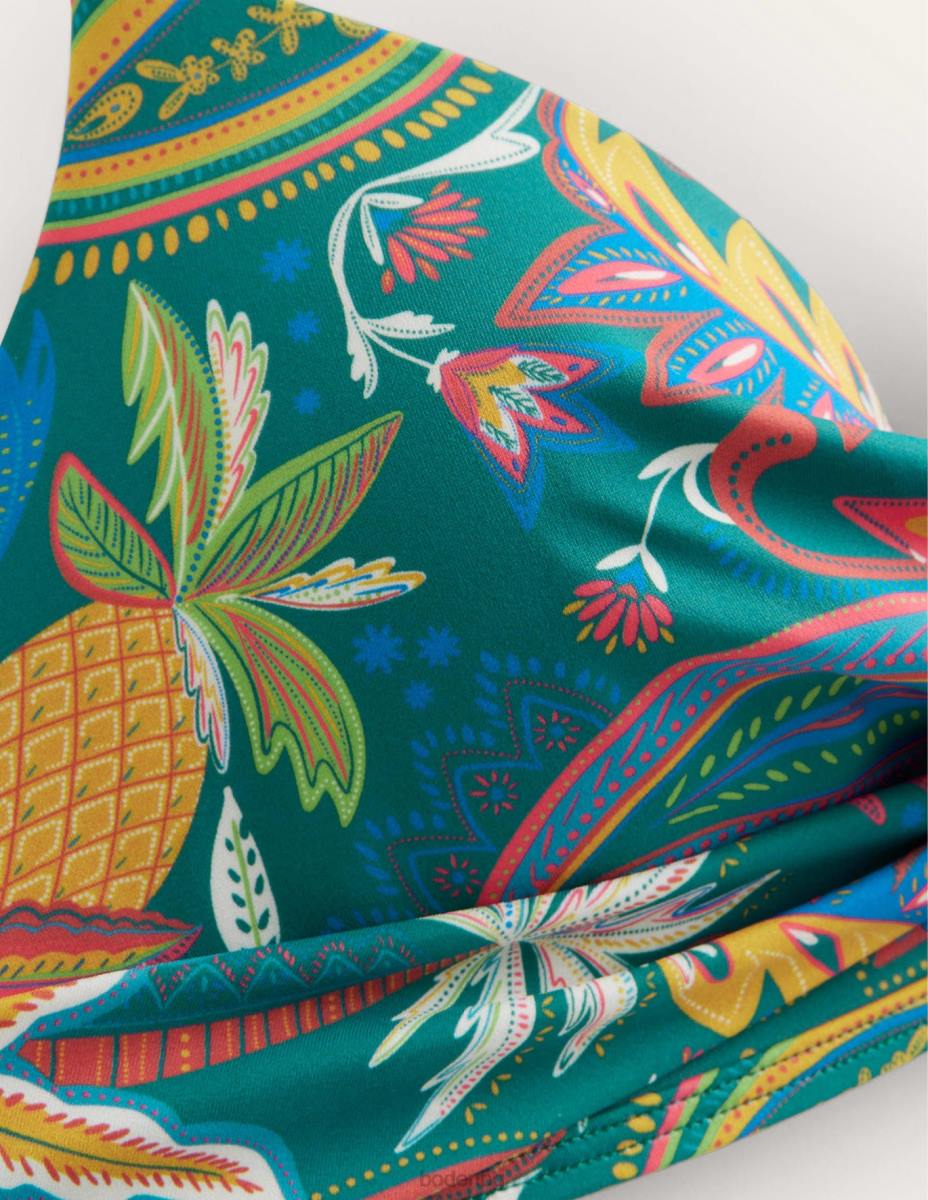 облекло Boden капри бикини с размер чашка изумрудено и райско пейсли Жени LL681271