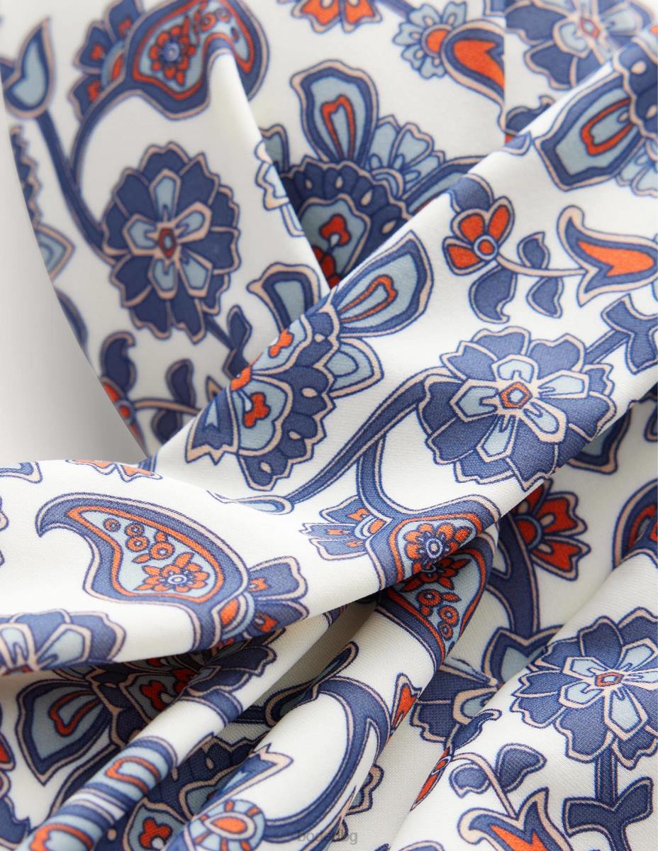 облекло Boden бански капри тип чашка слонова кост и син пейсли Жени LL681323