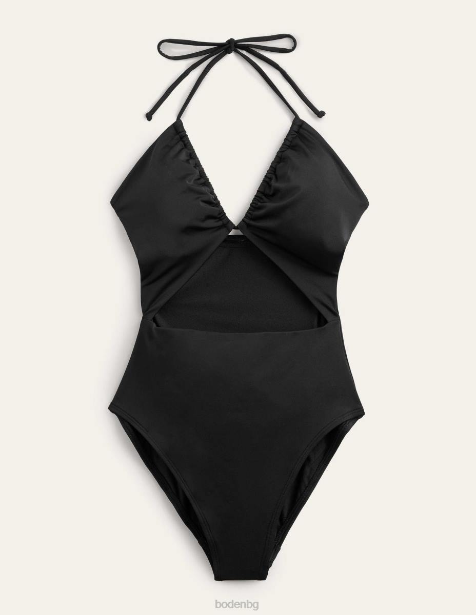 облекло Boden бански костюм с връзки с изрязан детайл черен Жени LL681380