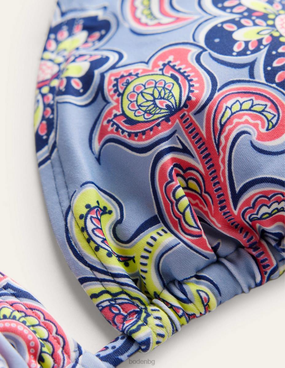 облекло Boden стринг бикини горнище синя виелица и ботаническа таверна Жени LL681402