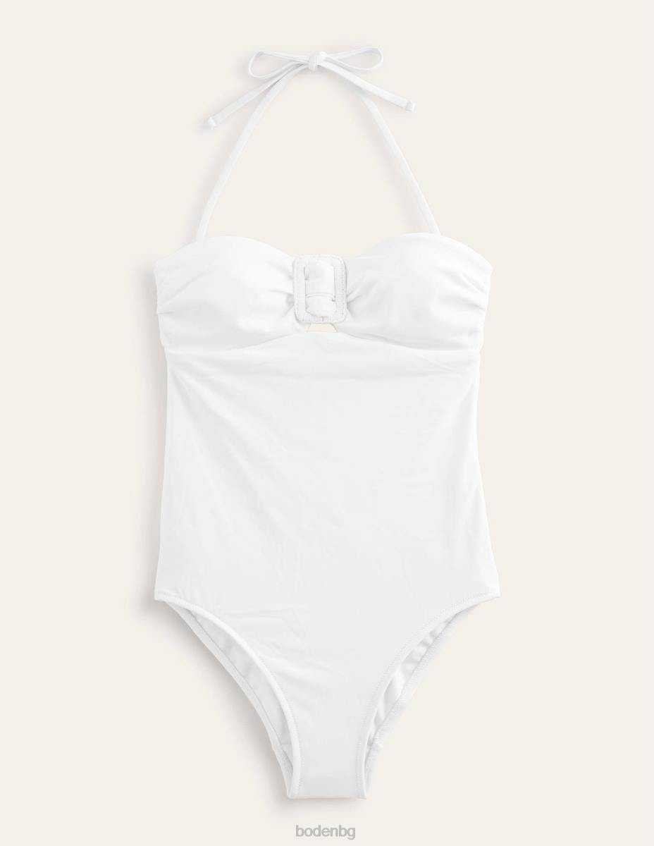 облекло Boden бански бандо с катарама бяло Жени LL681636