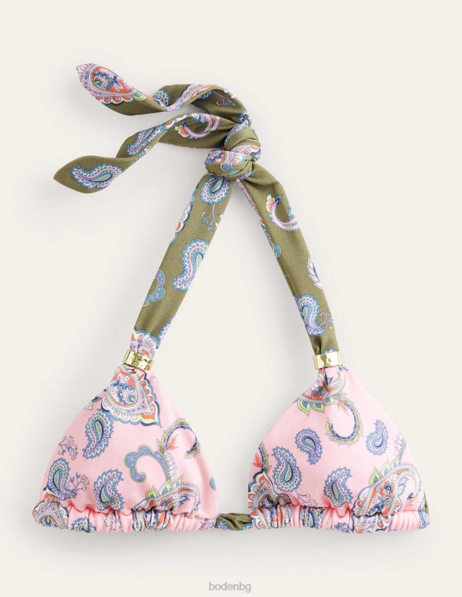 облекло Boden бикини с халтер с мъниста семки от босилек и пейсли Жени LL681717