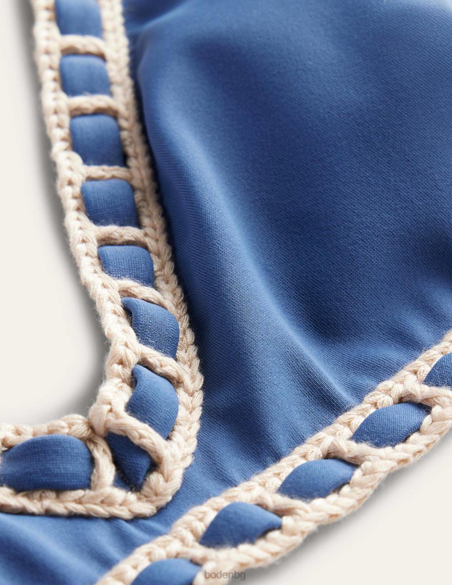 облекло Boden горна част на бикини с плетене на една кука глобус Жени LL681720