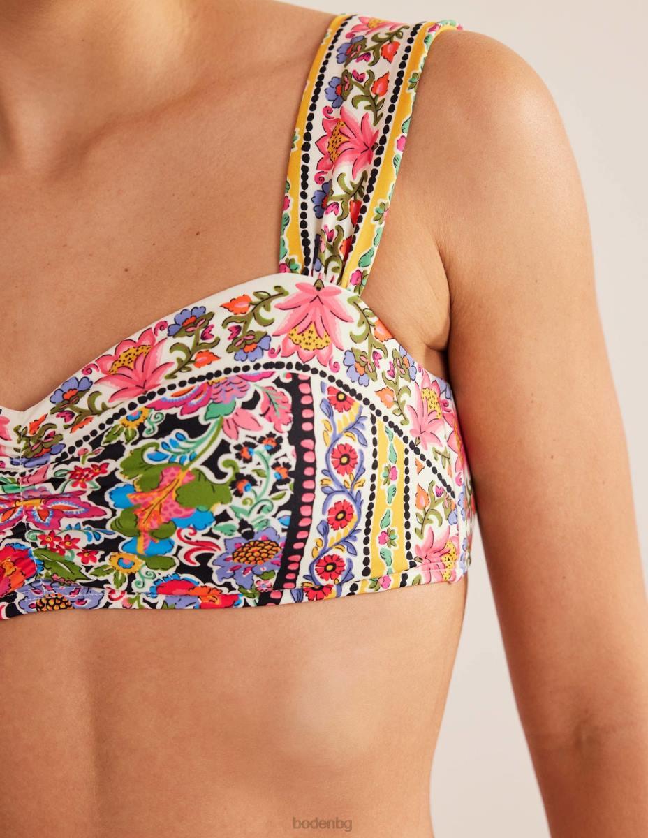 облекло Boden бикини с плисирани презрамки много и карамфилова градина Жени LL681760