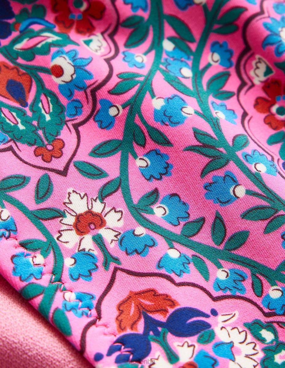 облекло Boden долнище на бикини с извита горна част фестивална розова и лозова тераса Жени LL681842