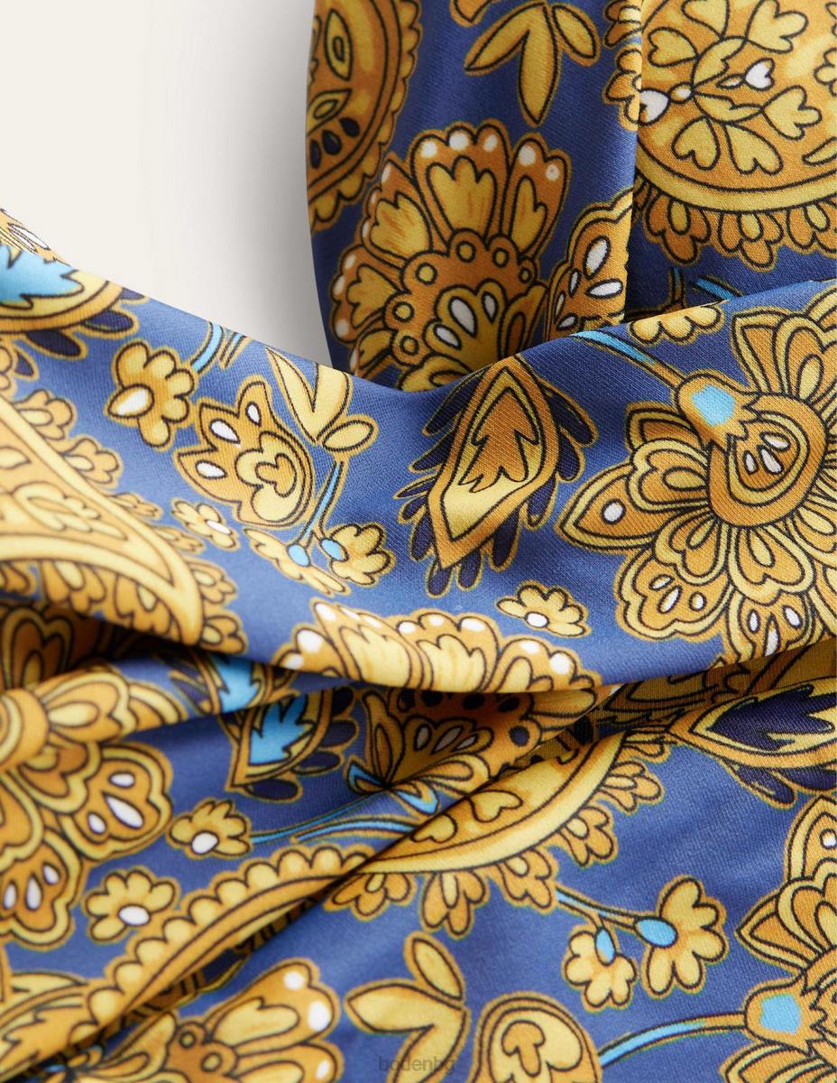 облекло Boden капри горнище с размер на чашка събиране на злато и пейсли тераса Жени LL681868