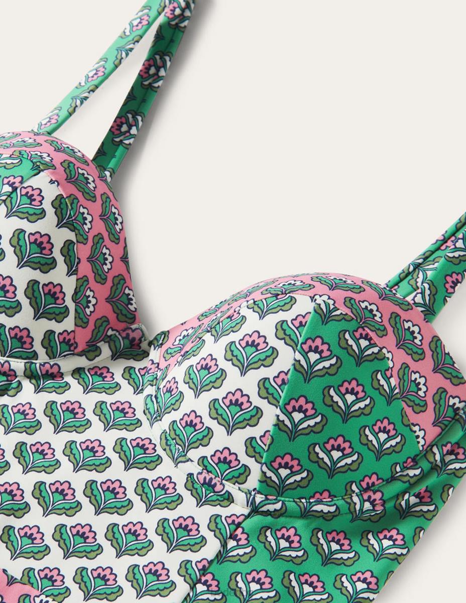 облекло Boden портофино бански с размер чашка слонова кост и ориенталска пъпка Жени LL682083