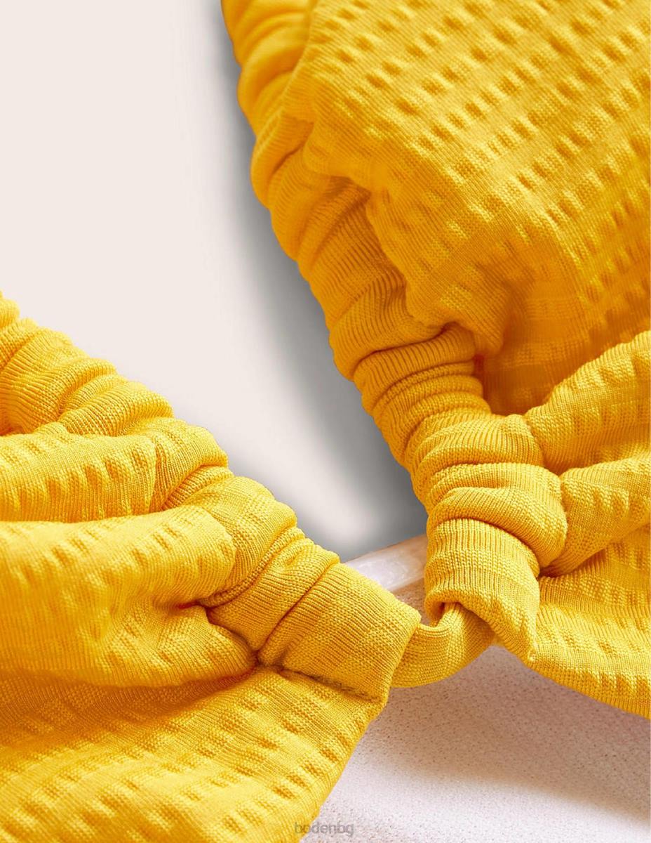 облекло Boden бански костюм с връзки с изрязан детайл шафраново жълто сирене Жени LL682112