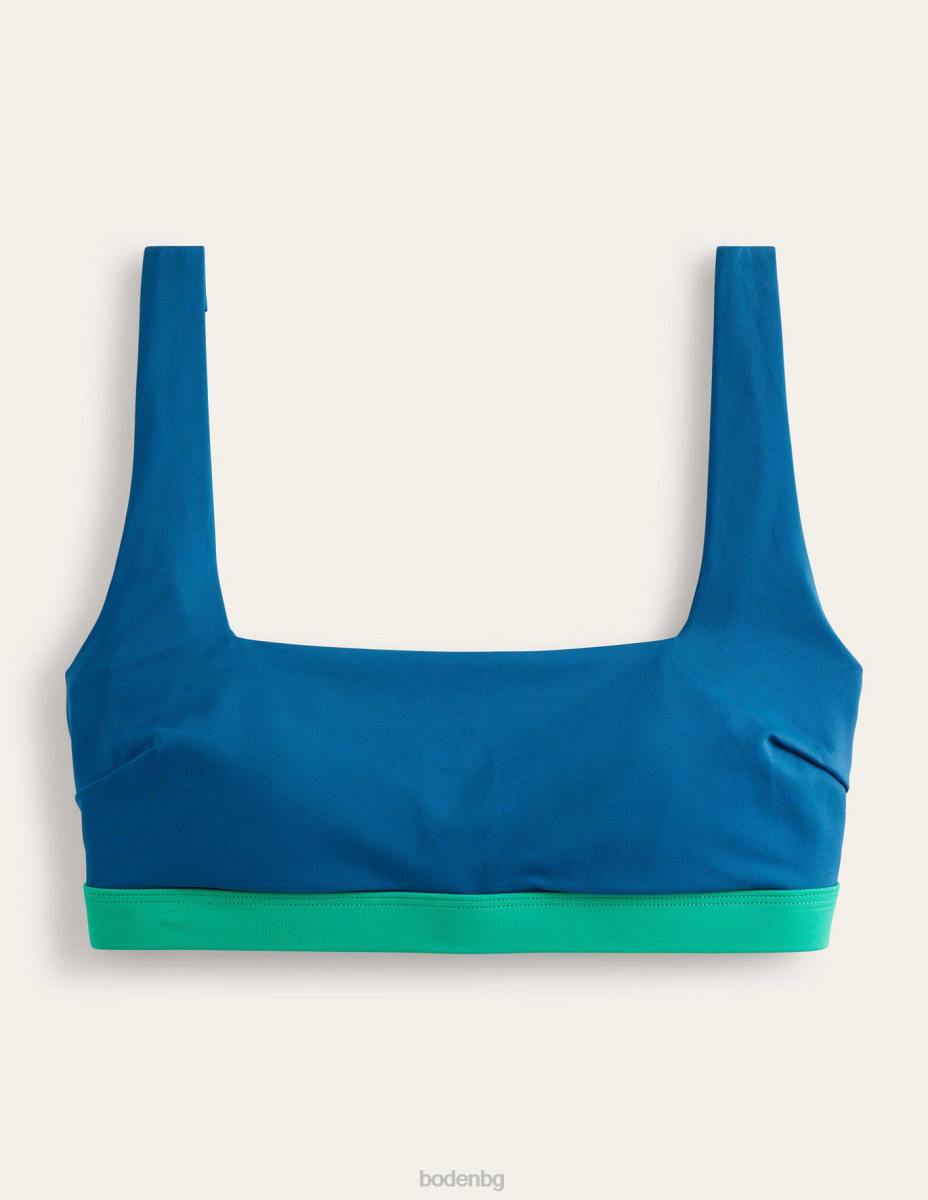 облекло Boden бикини с квадратно деколте цветен блок от страна на океана Жени LL682139