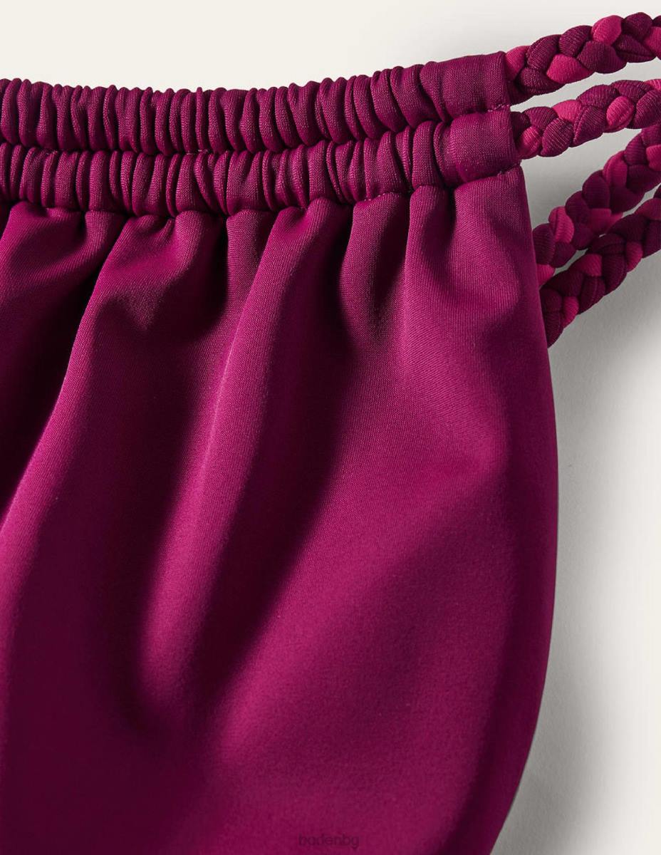 облекло Boden бански костюм с усукана плитка на гърба паднали плодове Жени LL682421