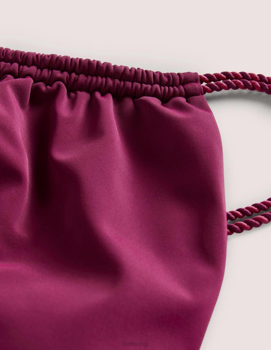 облекло Boden бански костюм с усукана плитка на гърба паднали плодове Жени LL682421