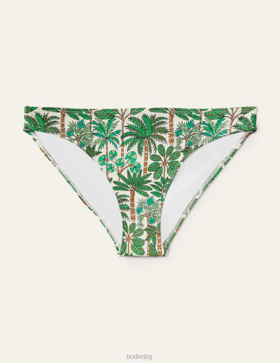 облекло Boden класически бикини слонова кост и палмова гора Жени LL682459