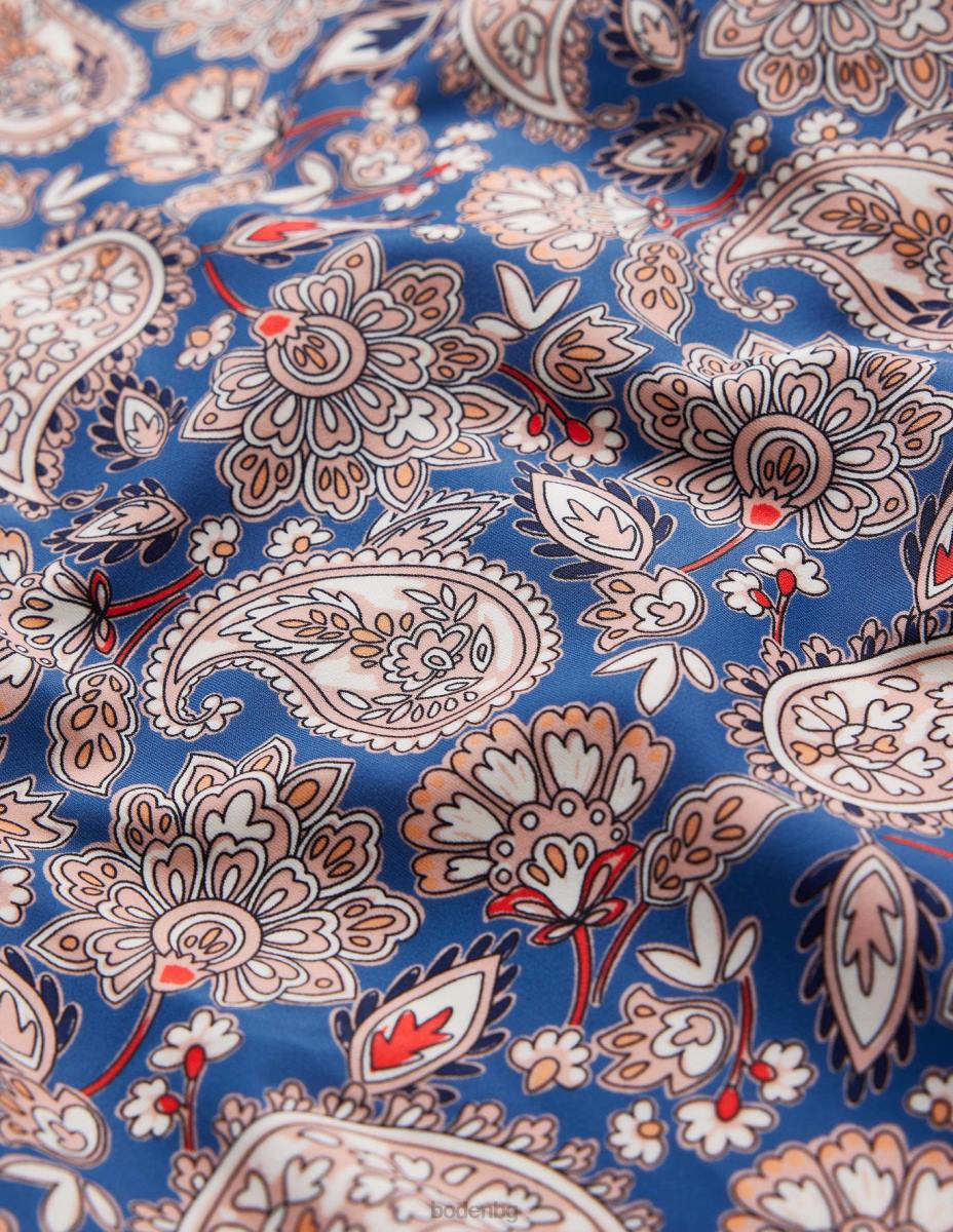 облекло Boden бански с щампа с дълъг ръкав истинска морска и пейсли тераса Жени LL682482