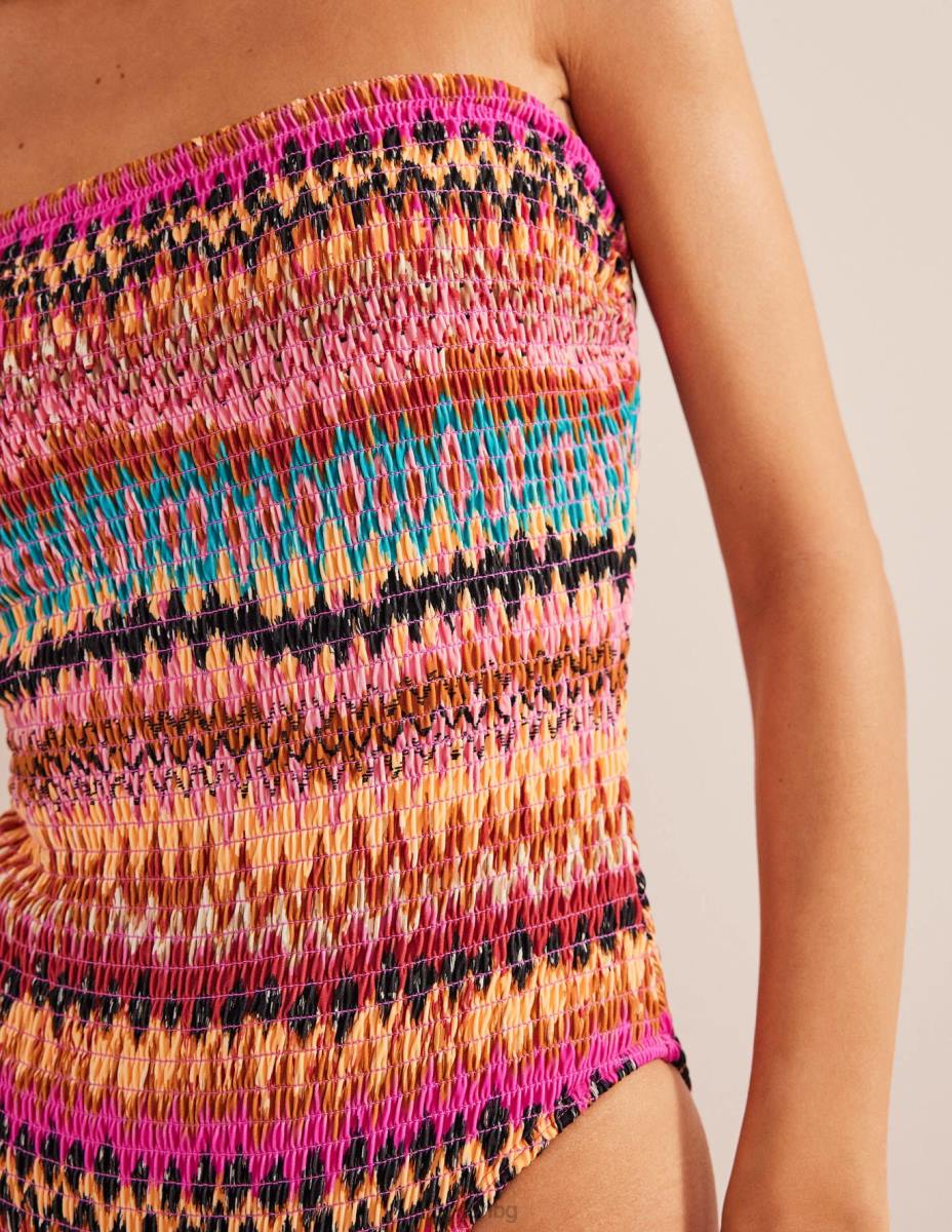 облекло Boden пушен бански бандо мулти икат Жени LL682483