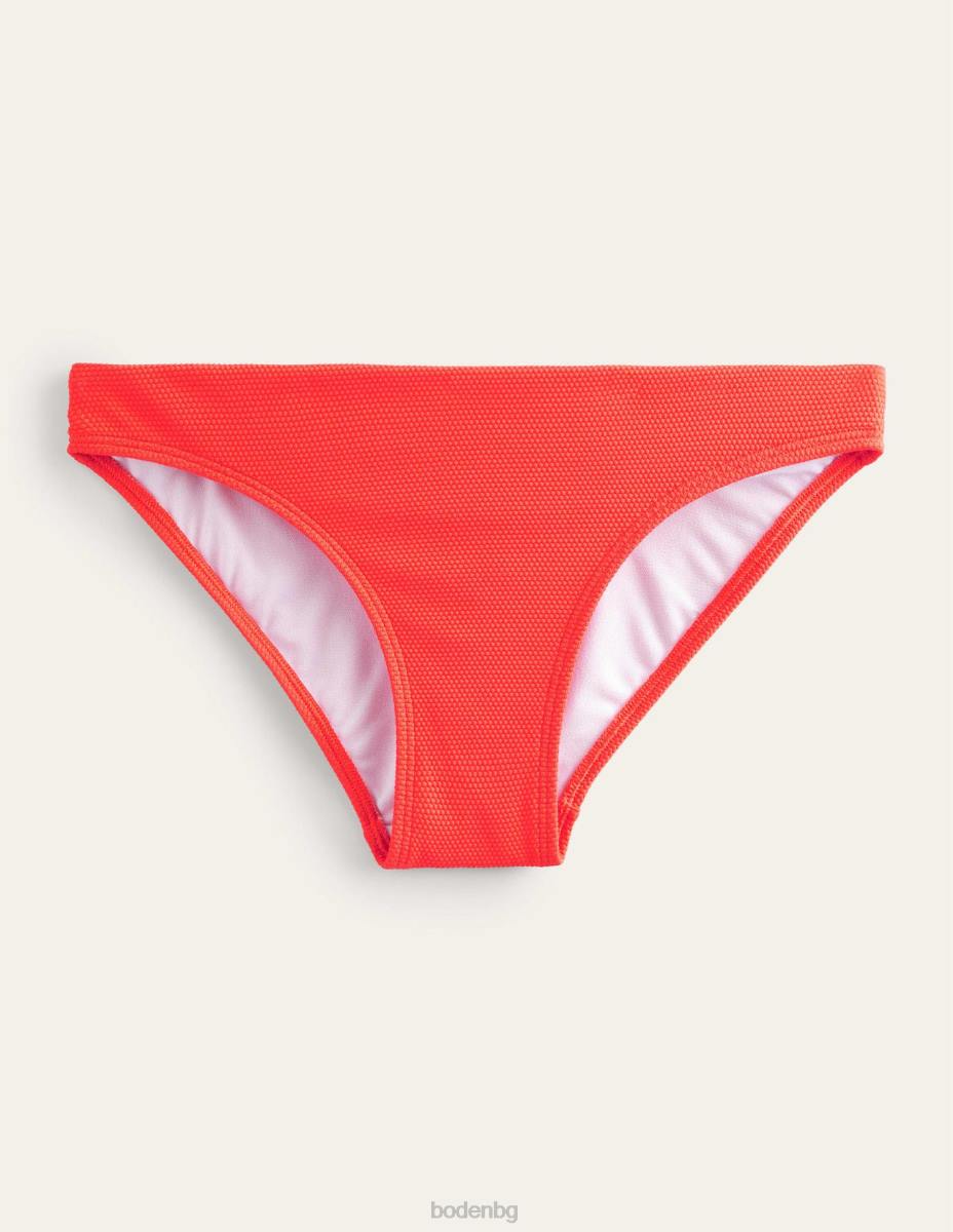 облекло Boden бикини с класическа текстура коралова текстура Жени LL682492