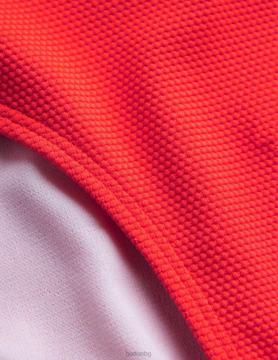 облекло Boden бикини с класическа текстура коралова текстура Жени LL682492