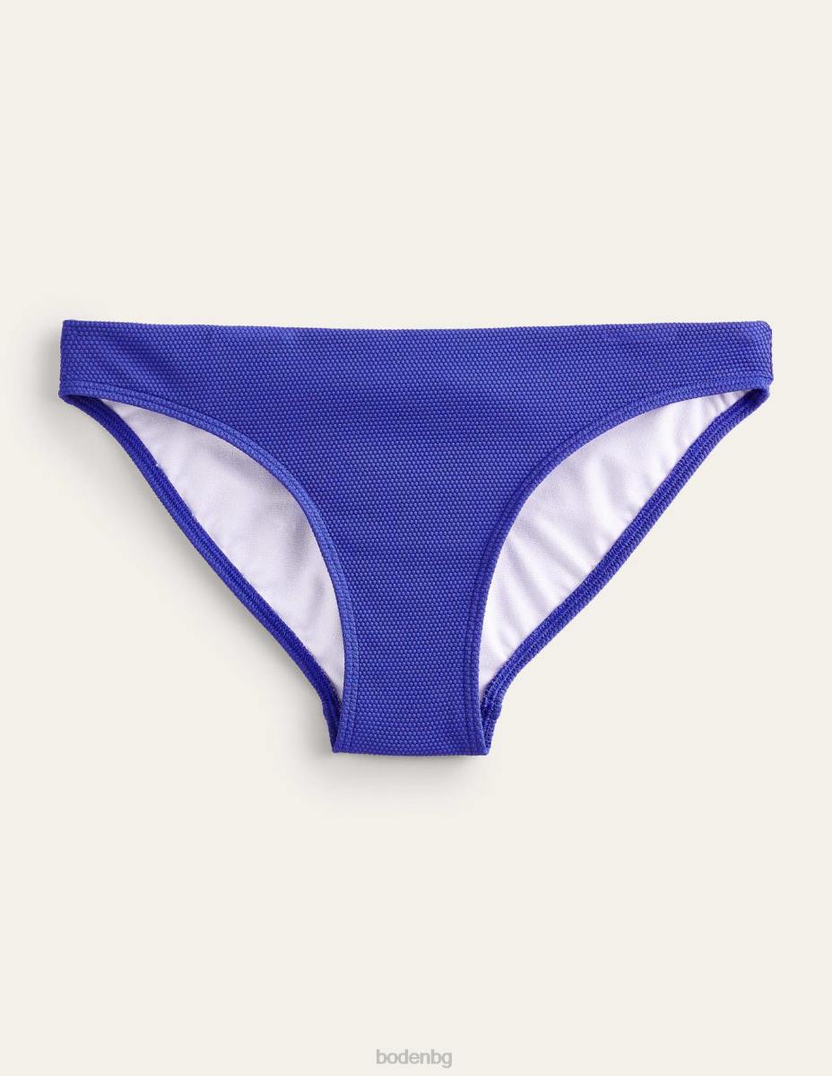 облекло Boden бикини с класическа текстура кобалтова пчелна пита Жени LL68249