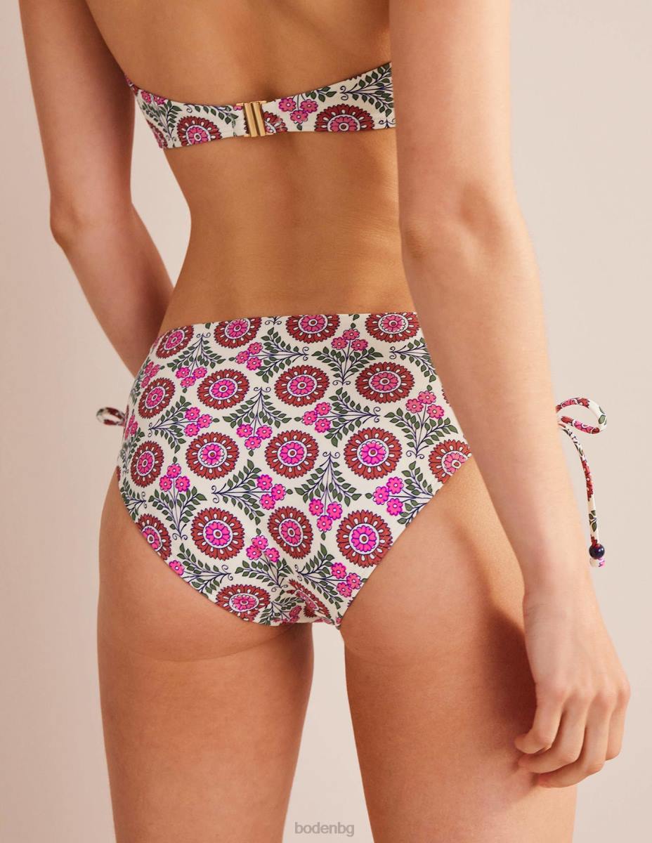 облекло Boden долнище на бикини с къдрици джин и слънчогледово стръкче Жени LL68254