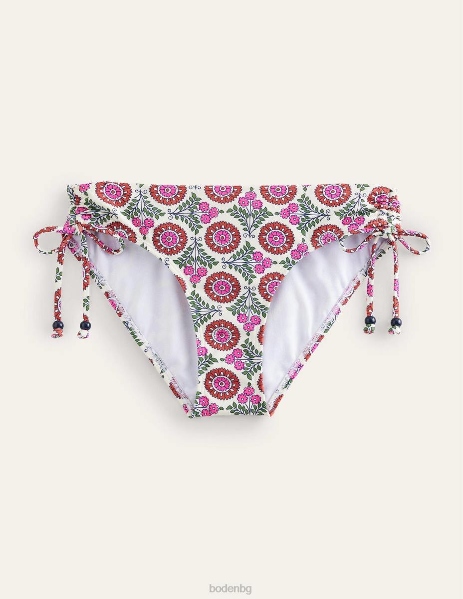 облекло Boden долнище на бикини с къдрици джин и слънчогледово стръкче Жени LL68254