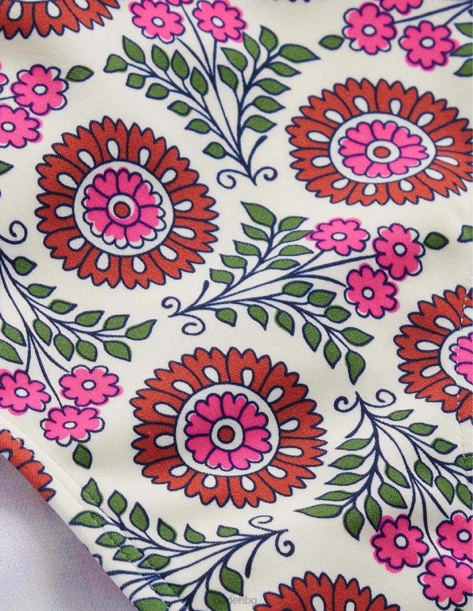 облекло Boden долнище на бикини с къдрици джин и слънчогледово стръкче Жени LL68254