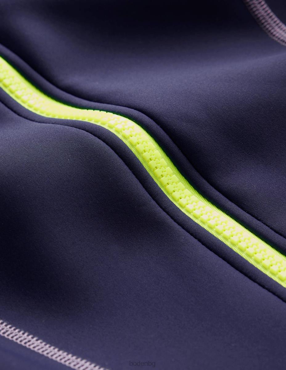 облекло Boden неопренов бански с дълъг ръкав военноморски флот Жени LL682581