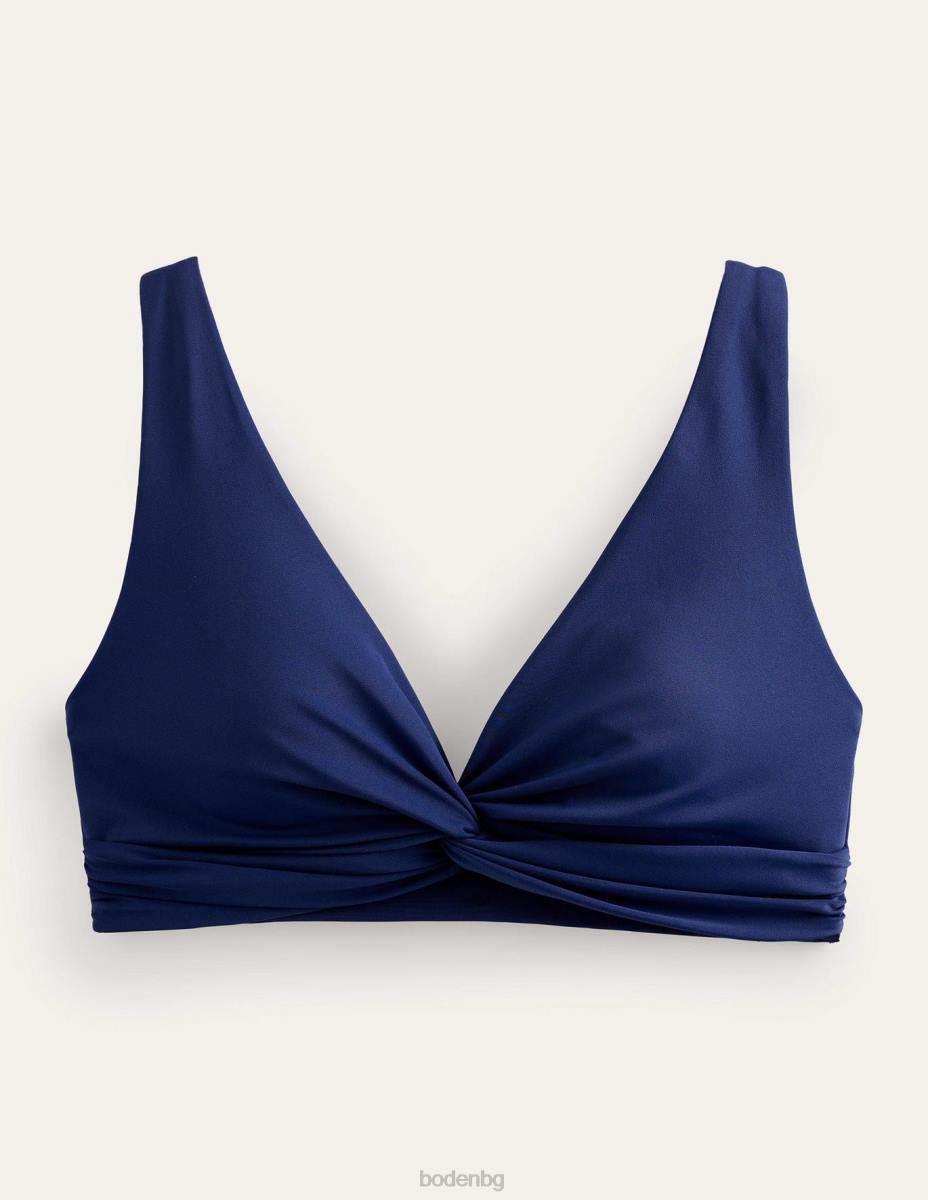 облекло Boden усукано класическо горнище на бикини френски флот Жени LL68278