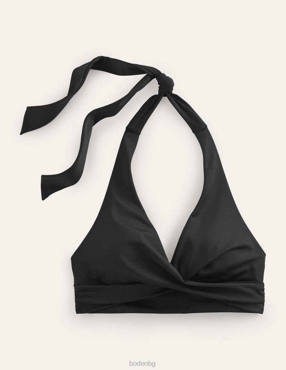 облекло Boden усукано класическо горнище на бикини черен Жени LL68287