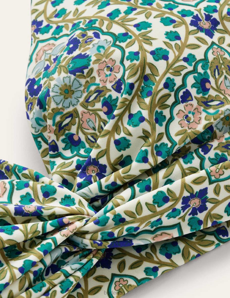 облекло Boden усукано класическо горнище на бикини речна тръстикова и лозова тераса Жени LL68312