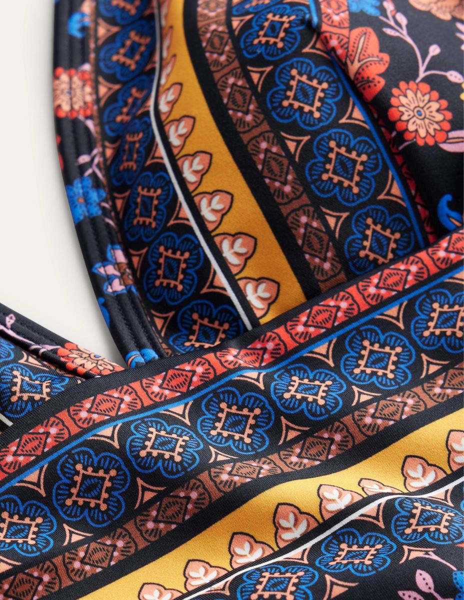 облекло Boden стринг дълбок бански костюм черно и венчелистче от лотос Жени LL68954