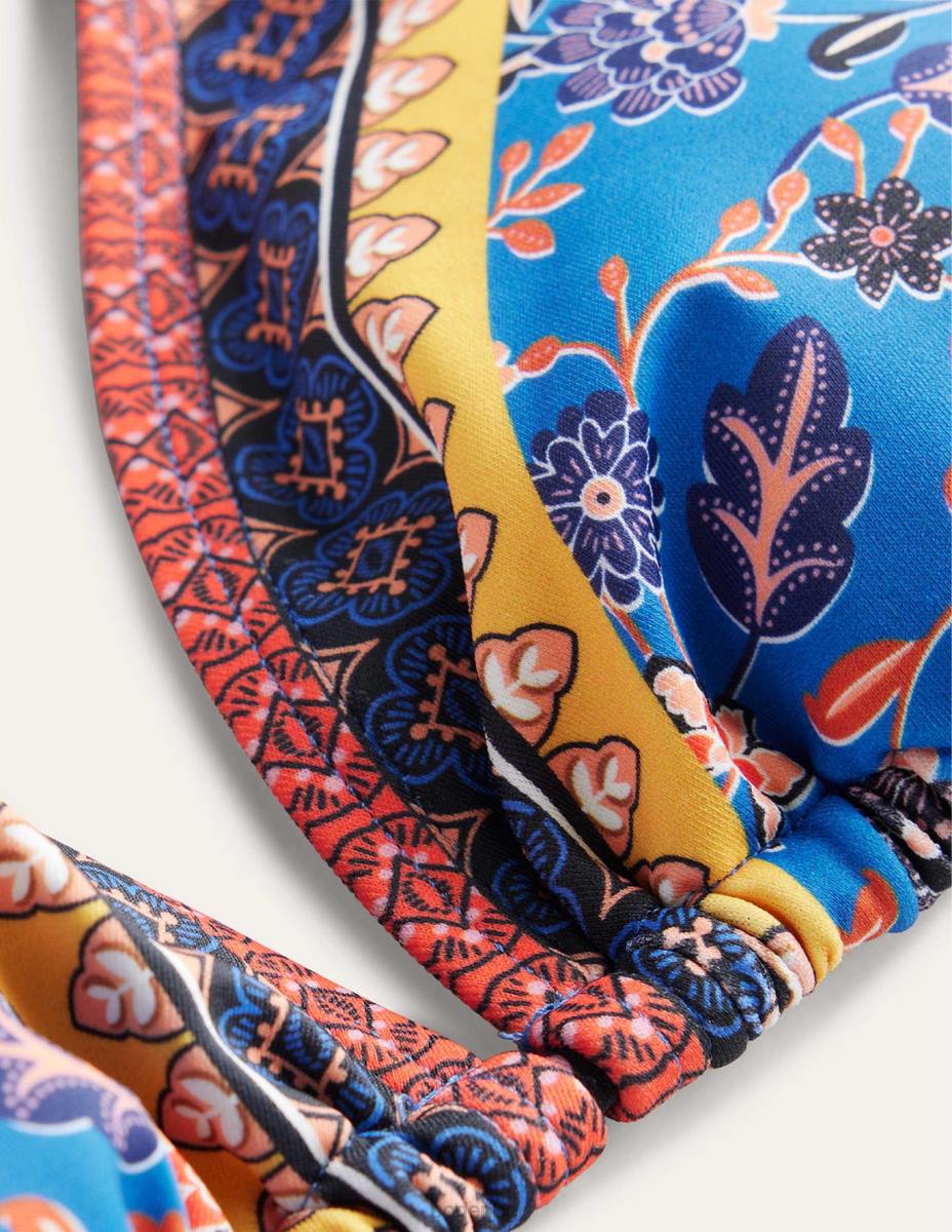 облекло Boden стринг бикини горнище baleine blue & венчелистче от лотос Жени LL682229