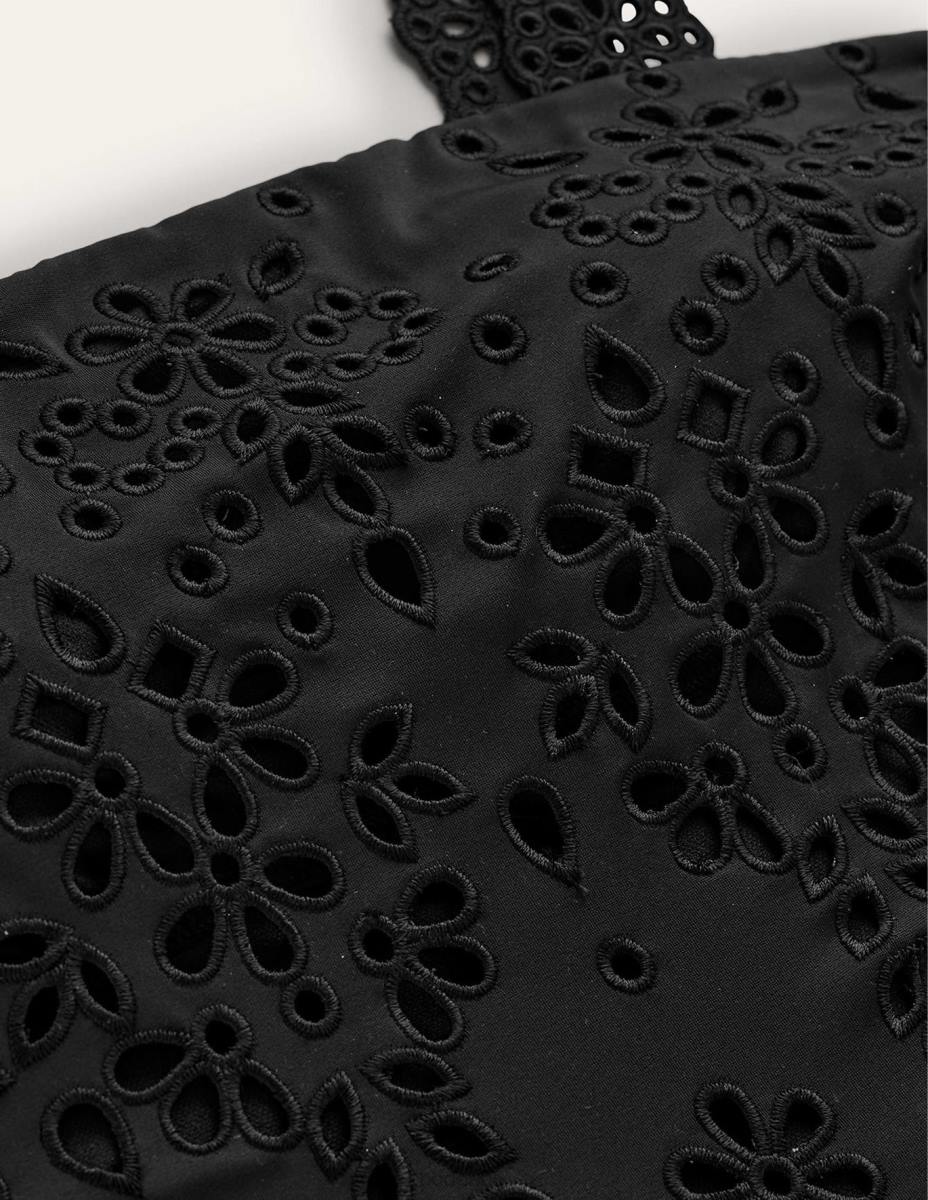 облекло Boden бански костюм broderie с квадратно деколте черен Жени LL681518