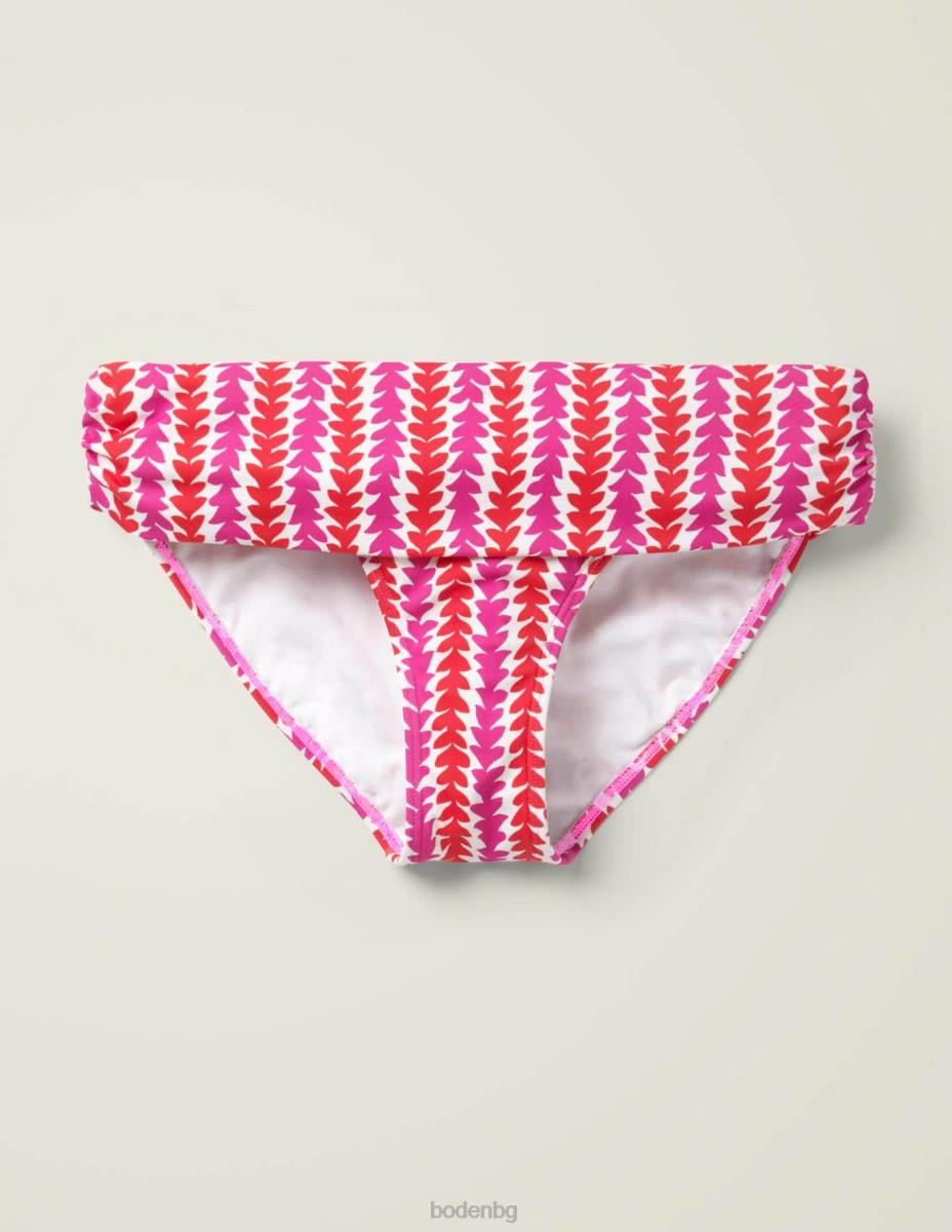 облекло Boden eze гънка върху долнище слонова кост поп теменуга и венчелистче стрелка Жени LL682051