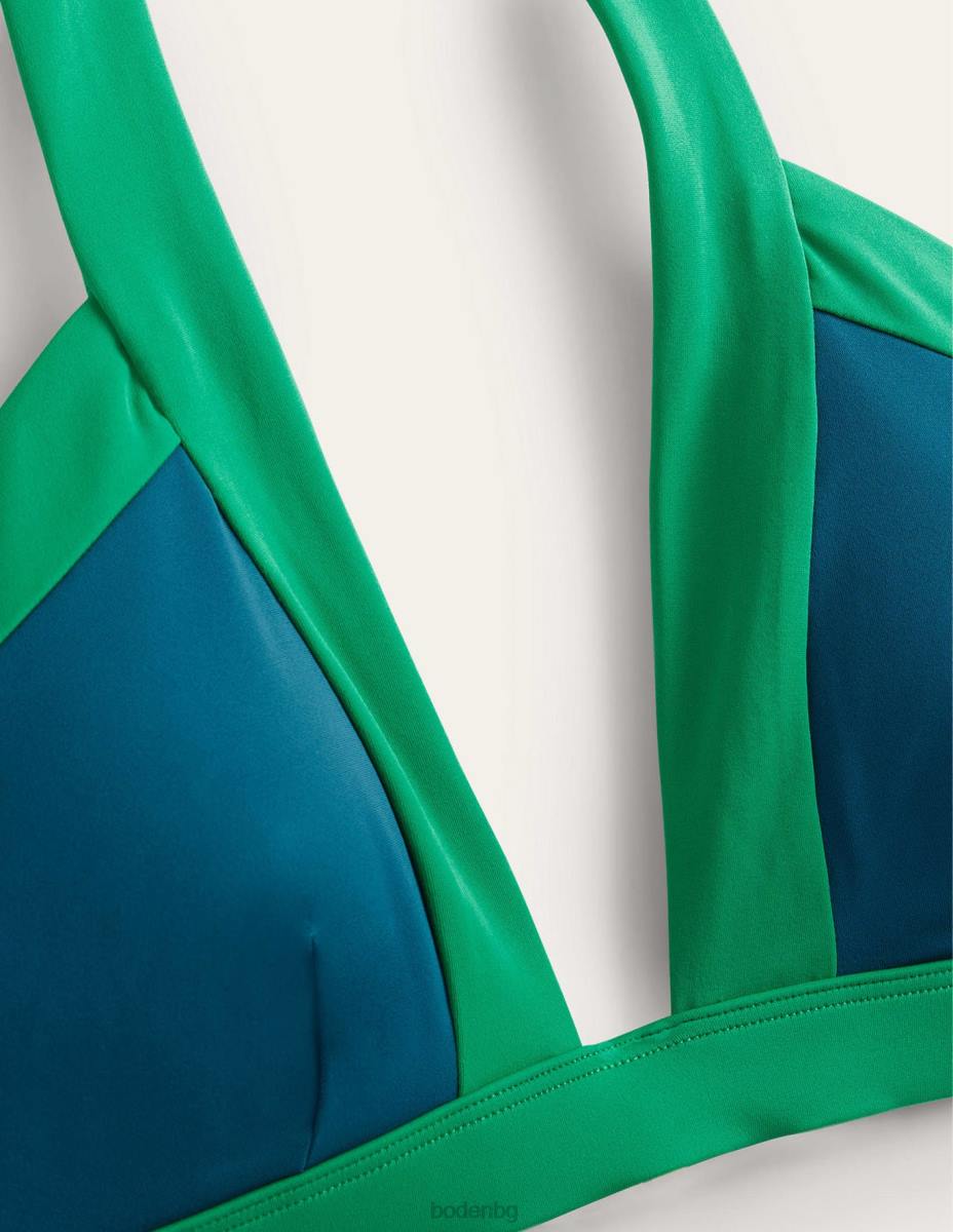 облекло Boden бикини с халтер ithaca океански цветен блок Жени LL682148