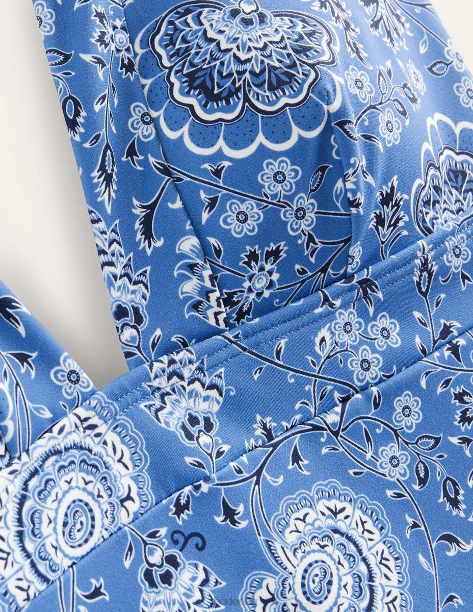 облекло Boden бански костюм с халтер ithaca лазур и гардения горичка Жени LL68216