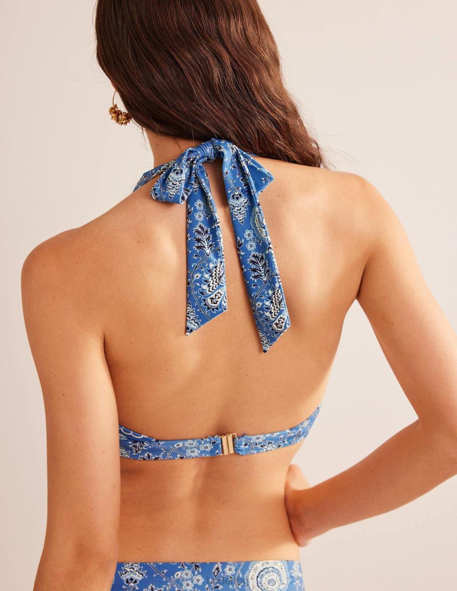 облекло Boden бикини с халтер ithaca лазур и гардения горичка Жени LL68301