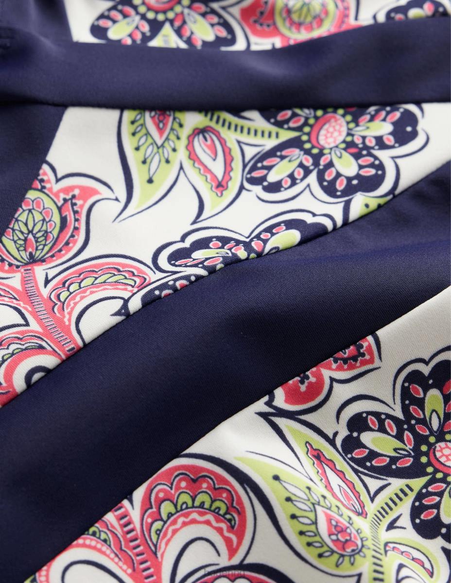 облекло Boden бански kefalonia с деколте слонова кост и ботаническа таверна Жени LL681096