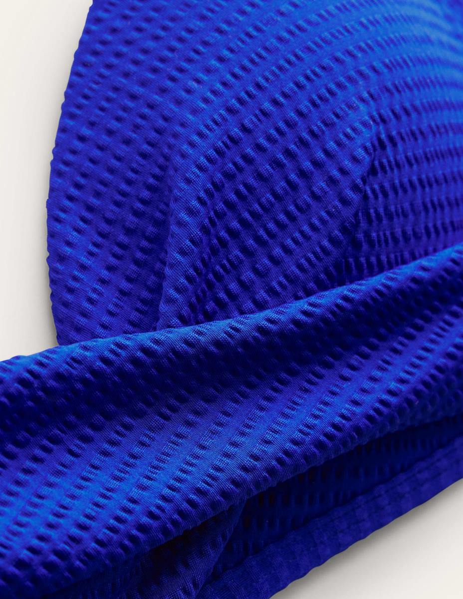 облекло Boden капри бикини с размер чашка кобалтово синьо & seersucker Жени LL681785