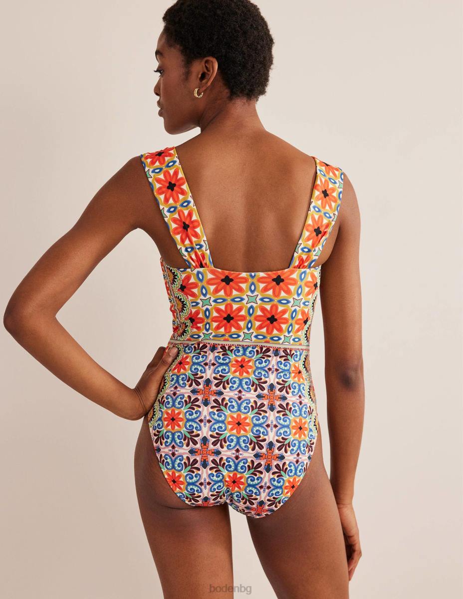 облекло Boden плисиран сладък бански костюм tigerlily & goblen geo Жени LL682472