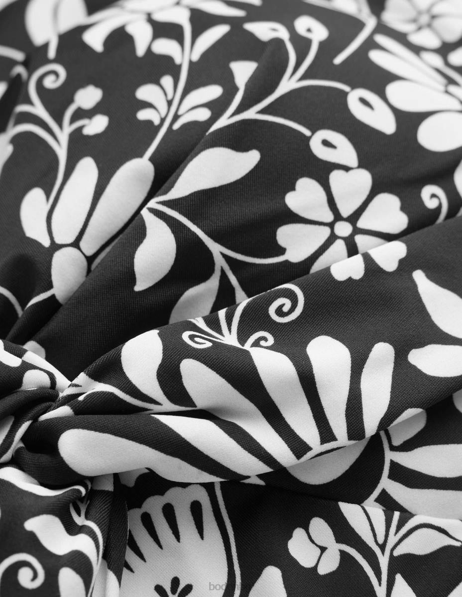 облекло Boden twist класически бански костюм стрък неро и гардения Жени LL681347