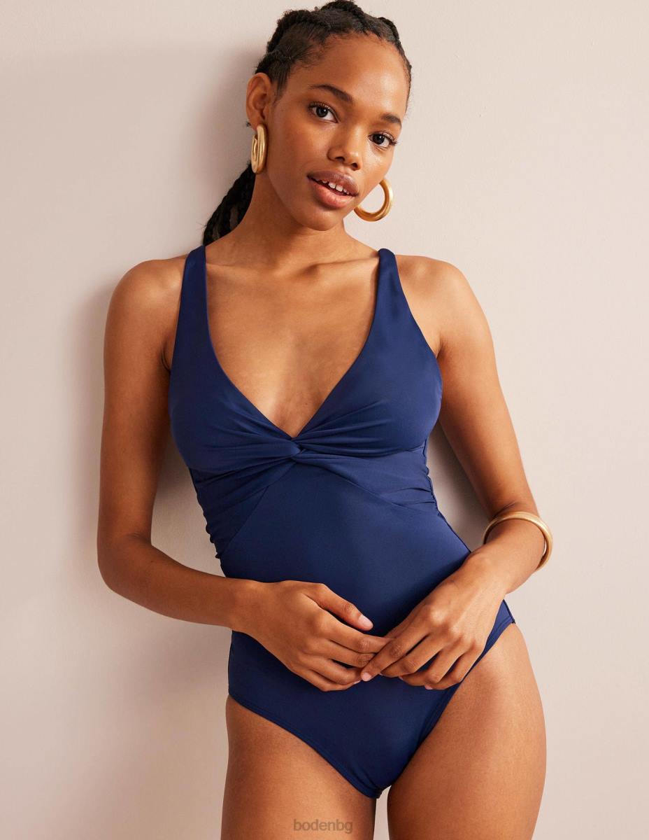 облекло Boden twist класически бански костюм френски флот Жени LL68235