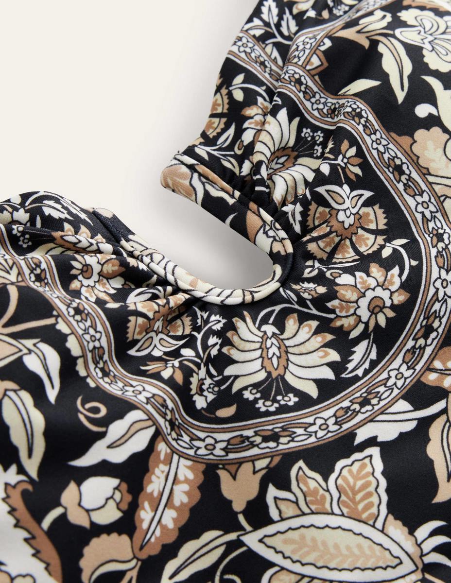 облекло Boden u-bar бански костюм с деколте нерон и пейсли лоза Жени LL681313