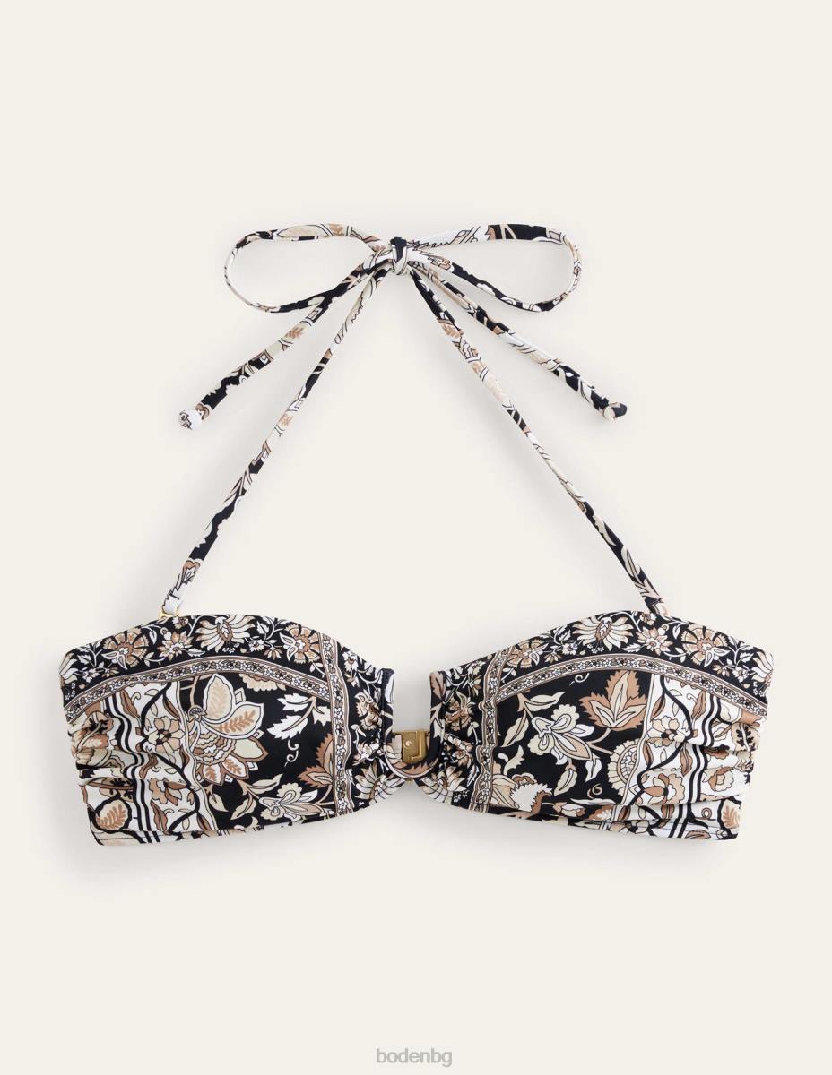 облекло Boden u-bar халтерник горнище на бикини нерон и пейсли лоза Жени LL682270