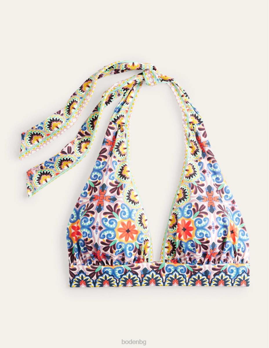 облекло Boden мерано бикини с дълбоко v-образно деколте мулти и гоблени плочки Жени LL681310