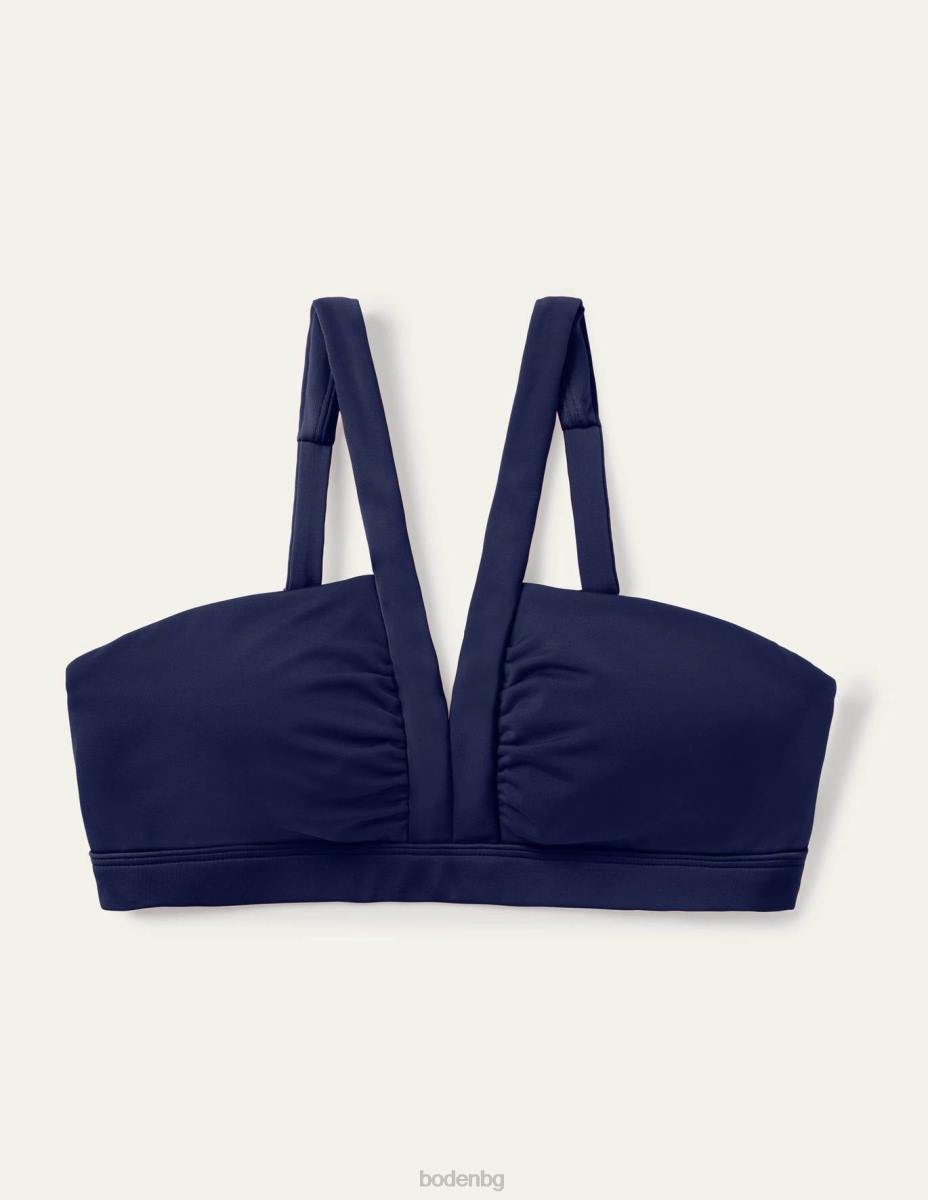 облекло Boden корсика бикини с v-образно деколте френски флот Жени LL682409