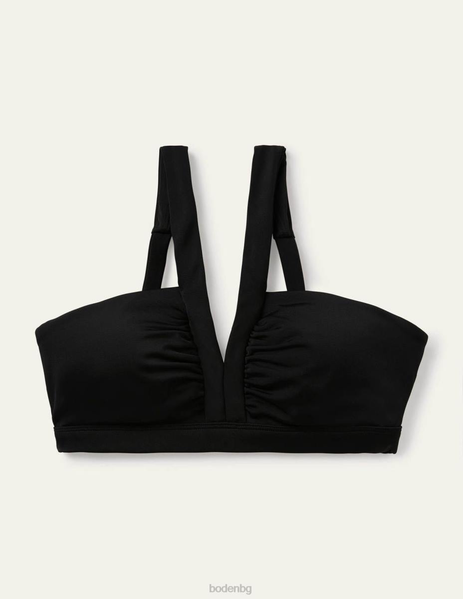 облекло Boden корсика бикини с v-образно деколте черен Жени LL682412